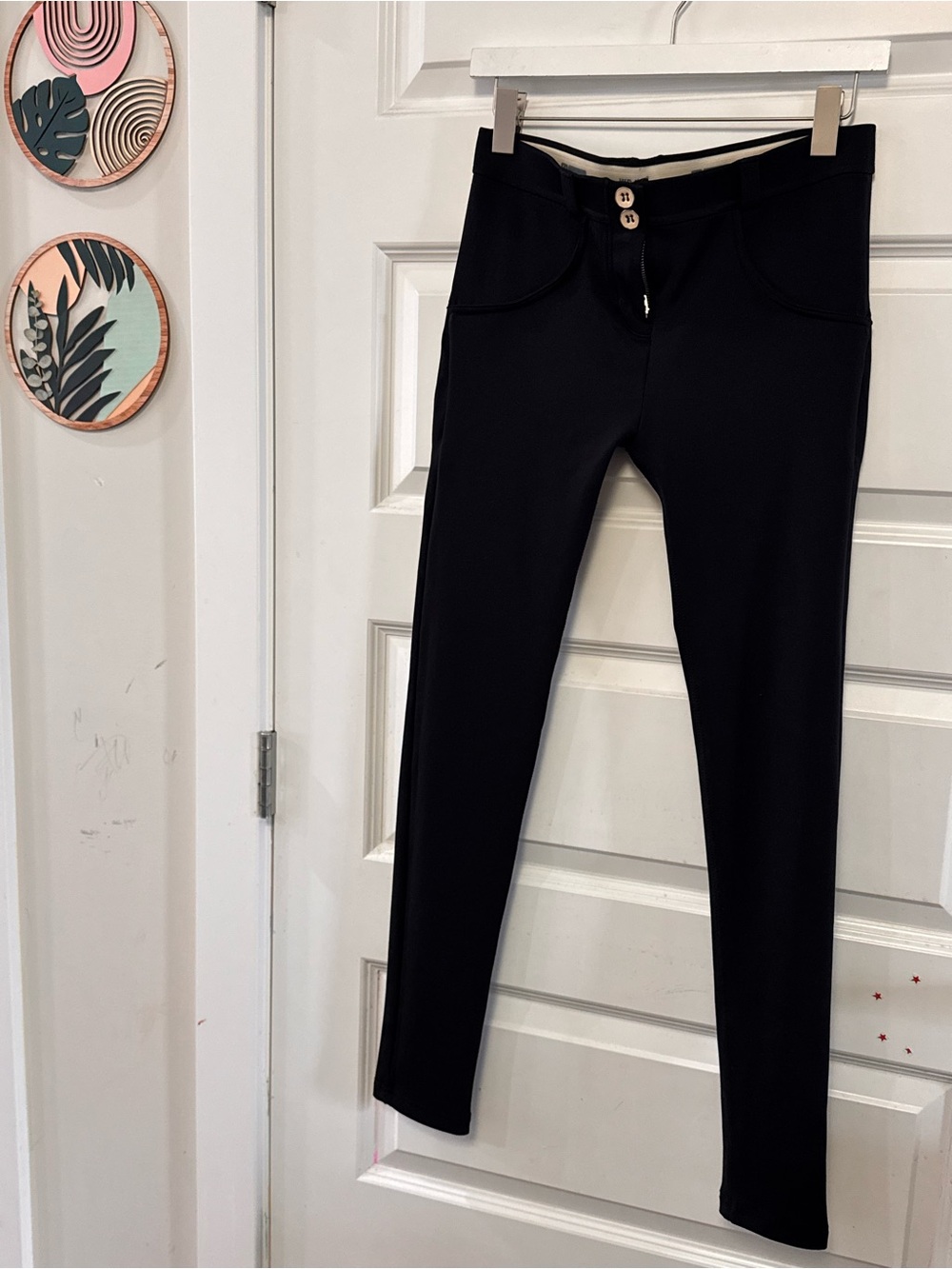Freddy  High-Rise Black Stretchy pants